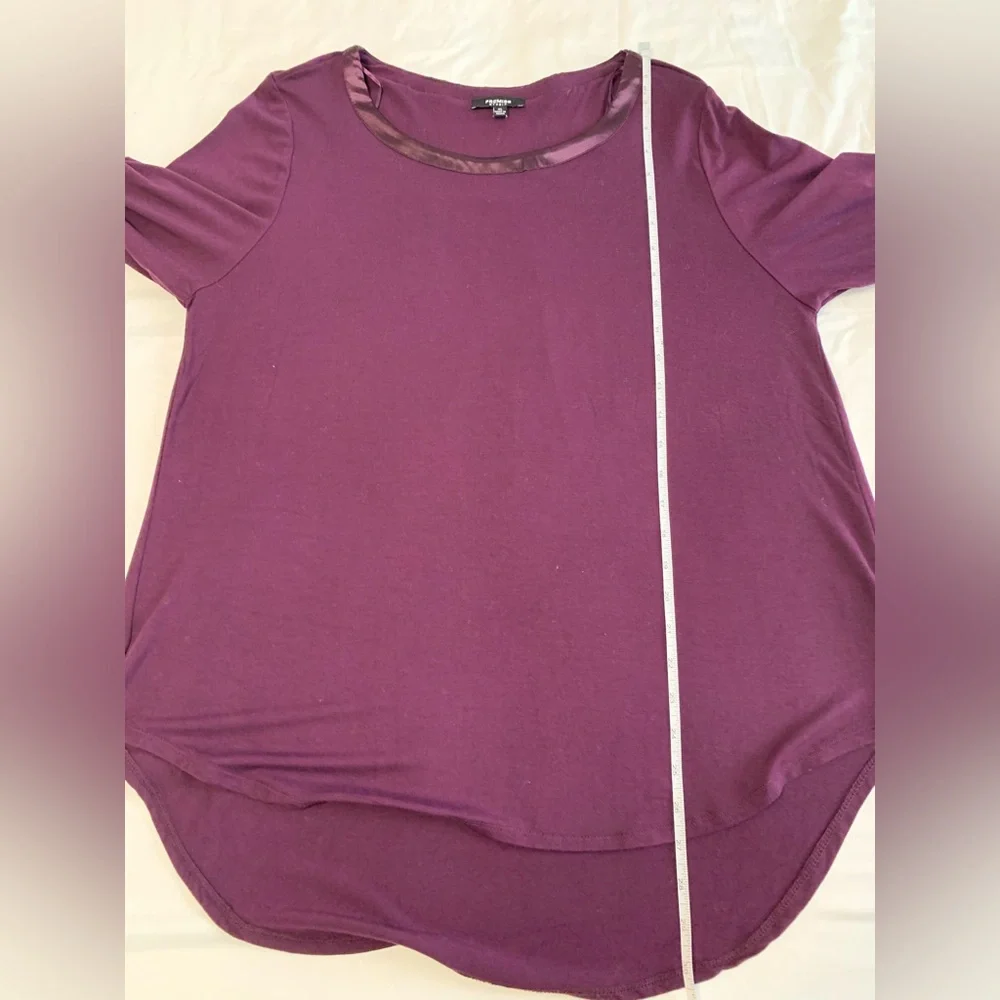 Premise Women's Long Sleeve Top in Deep Purple - Picture 13 of 16